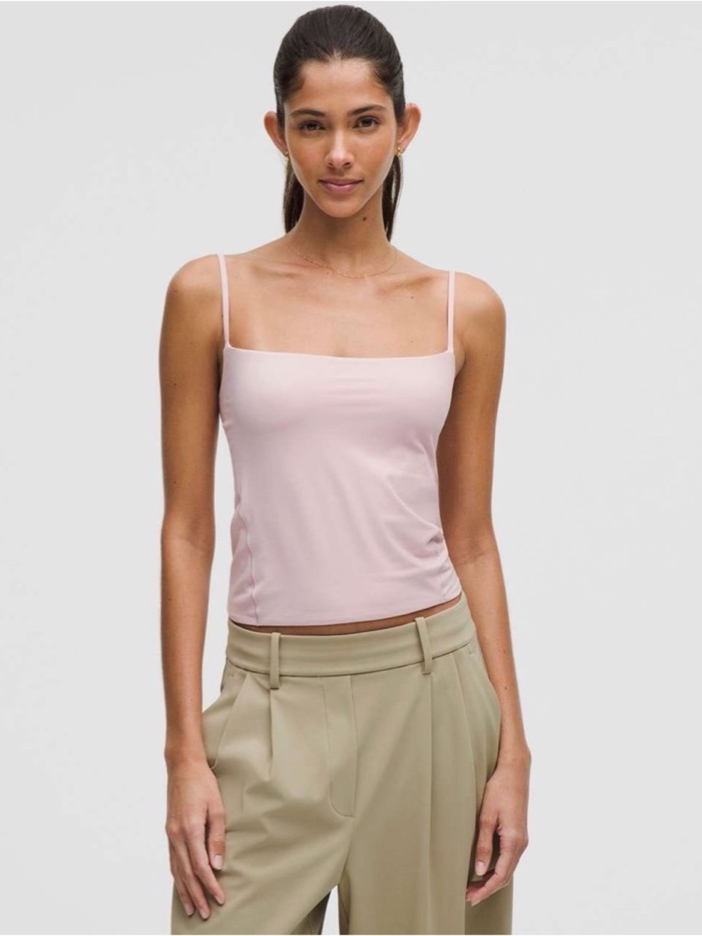 Lululemon Wundermost Ultra-Soft Nulu Spaghetti-Strap Adjustable Cami
Pink Haze